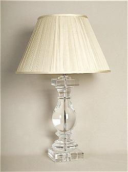 ALEXANDERS 43CM CRYSTAL VENETIAN BALUSTRE LAMP